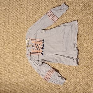 Hayden 9/10 Embroidered Top